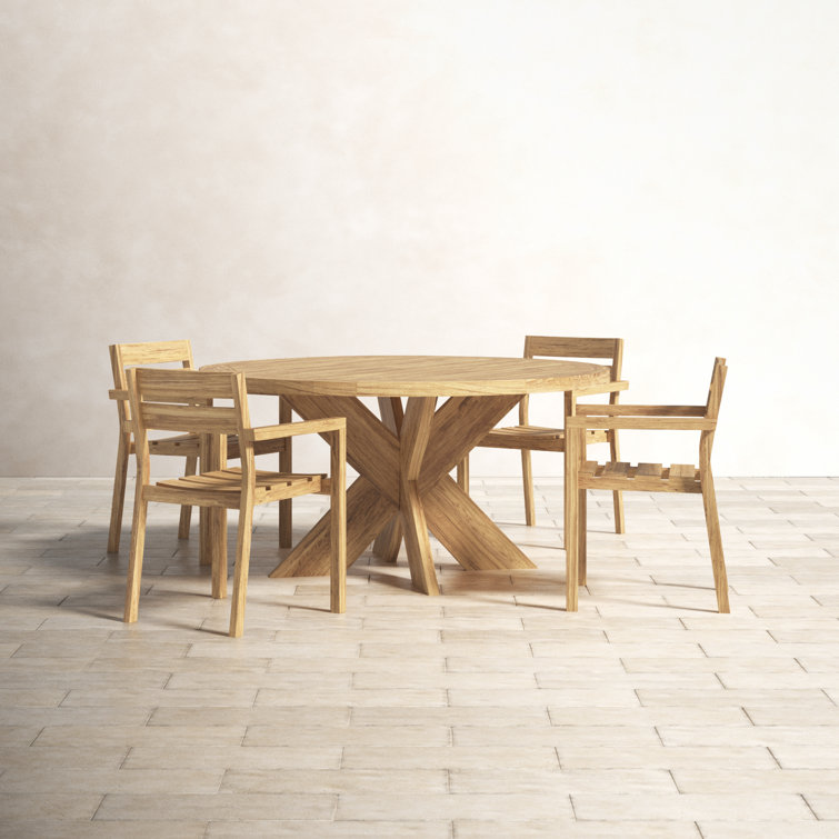 Teak indoor dining discount set